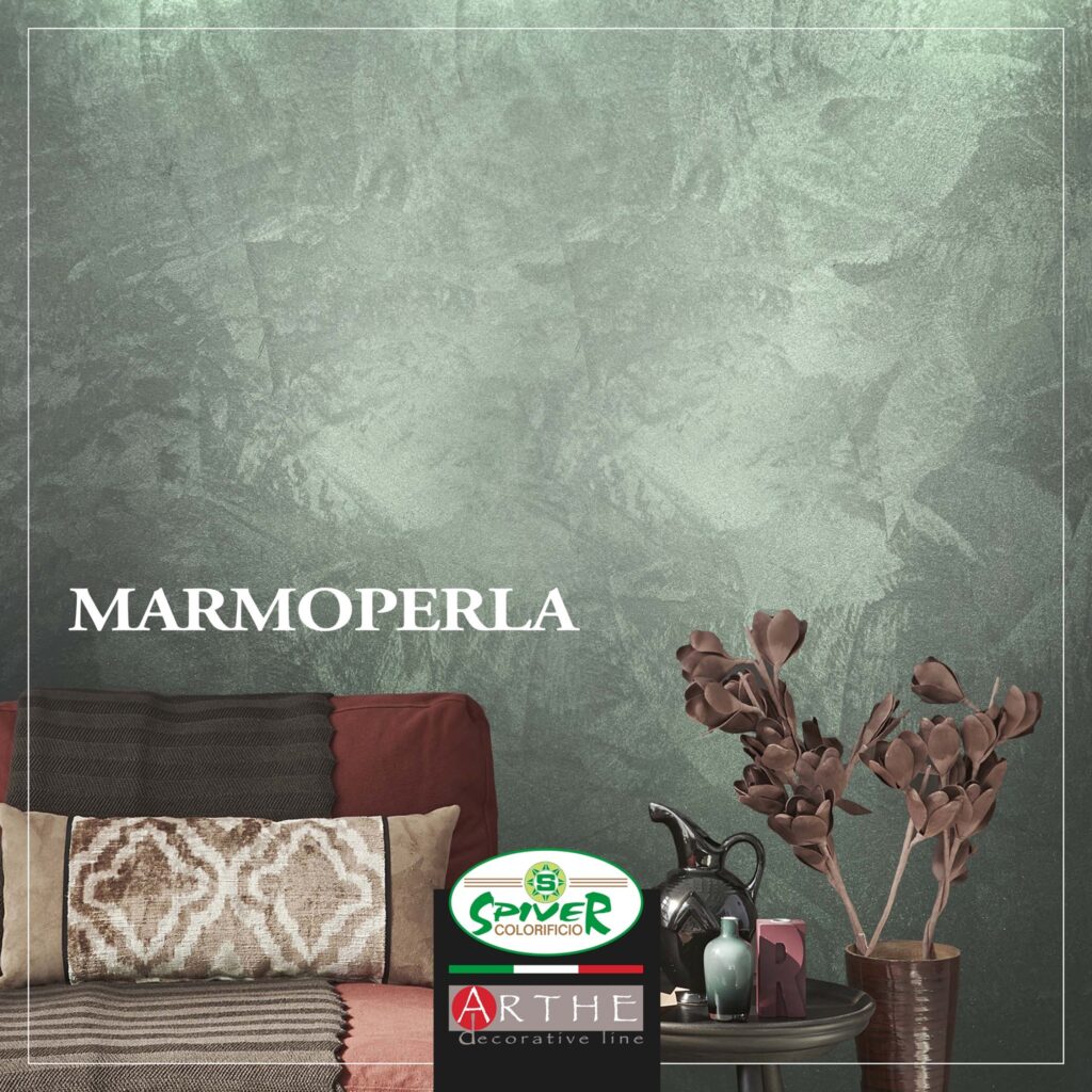 MarmoPerla spatolato decoratief effect Spiver
